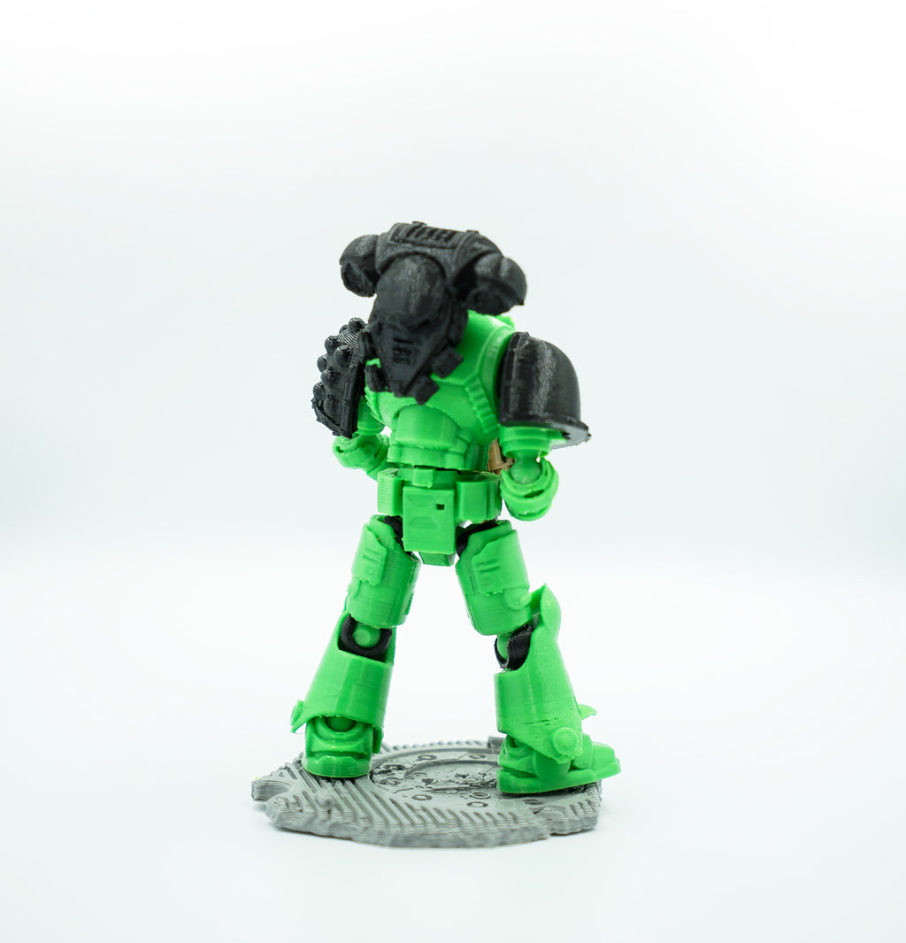 Inferno Drakes – Galaxy Commando
Custom 3D Printed Collectible Figure (FDM, PLA)