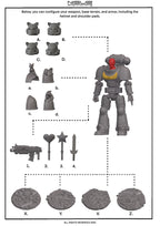 Kitten Paws – Galaxy Commando
 Custom 3D Printed Collectible Figure (FDM, PLA)