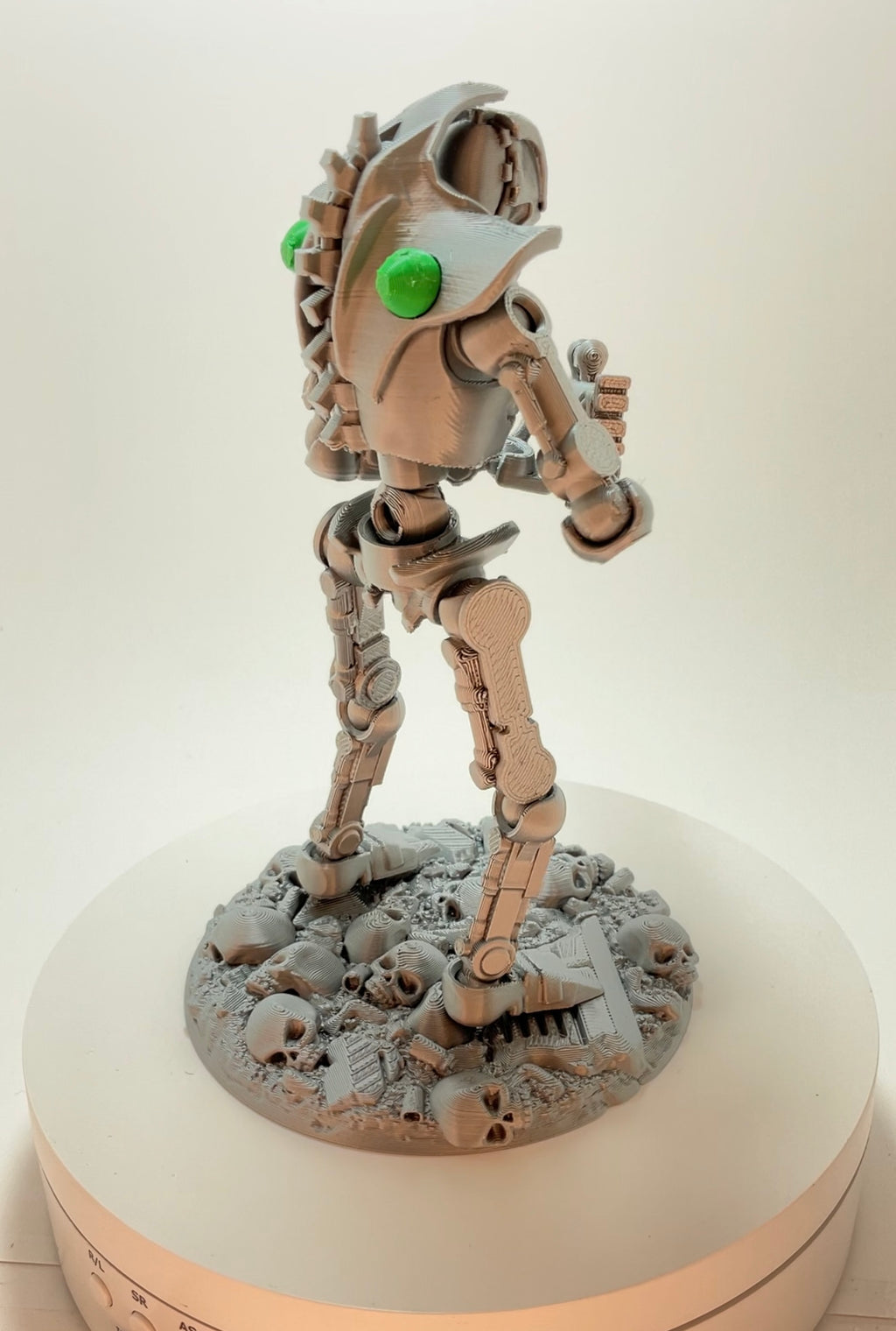 Necro-Mech - Undead Tech-Skeleton - 3D Printed Action Figure – Collectible Figure (FDM, PLA)