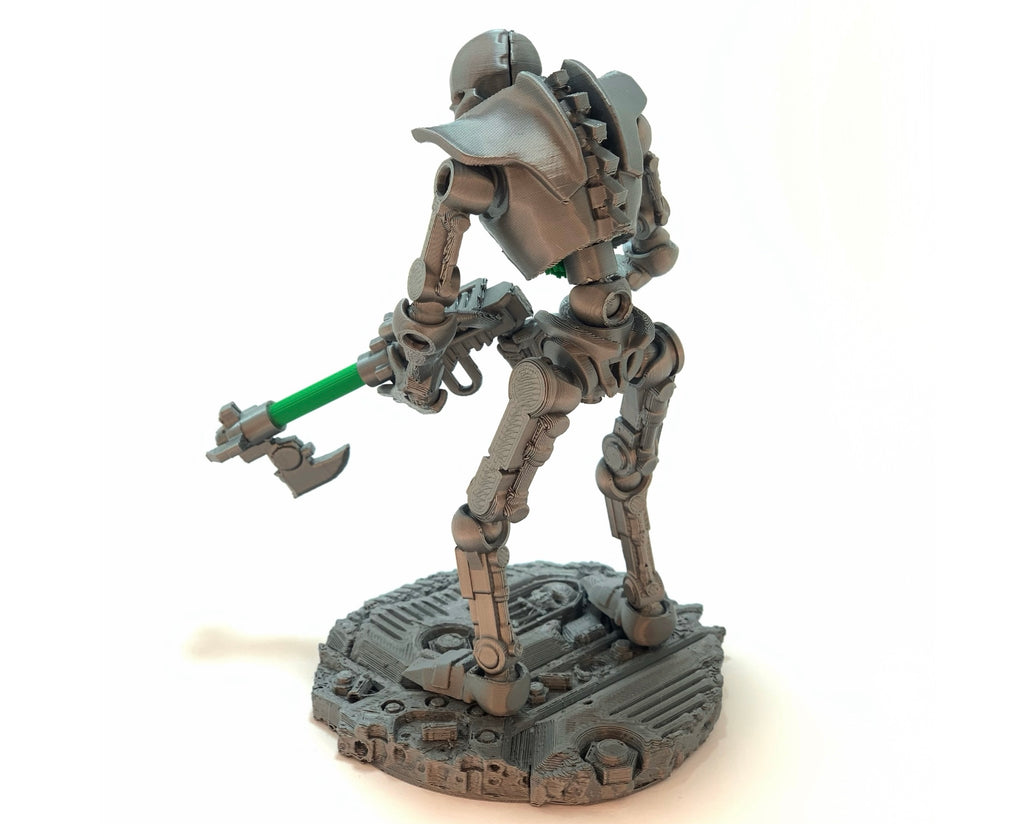 Necro-Mech - Undead Tech-Skeleton - 3D Printed Action Figure – Collectible Figure (FDM, PLA)