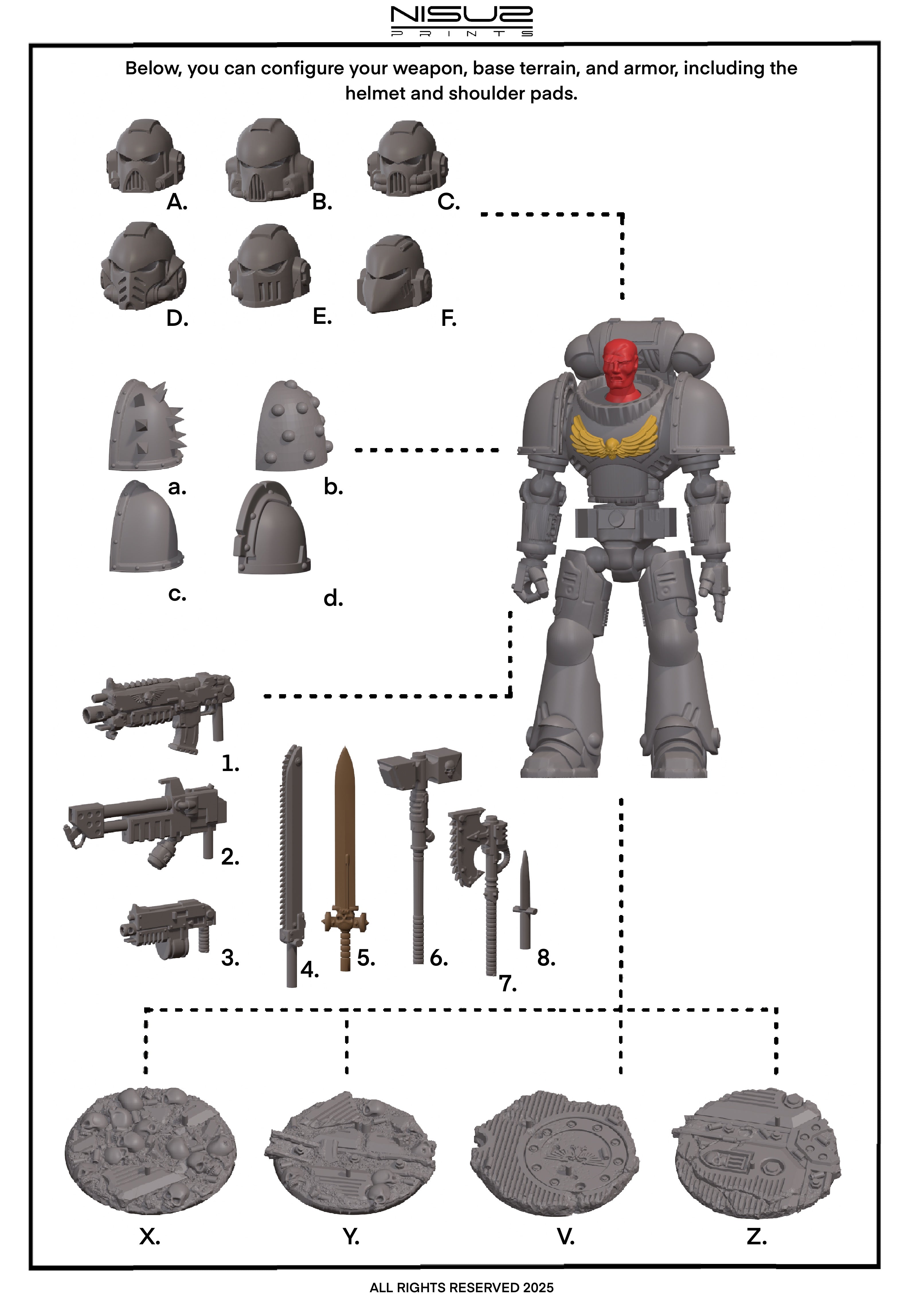 Vampires – Galaxy Commando
 Custom 3D Printed Collectible Figure (FDM, PLA)