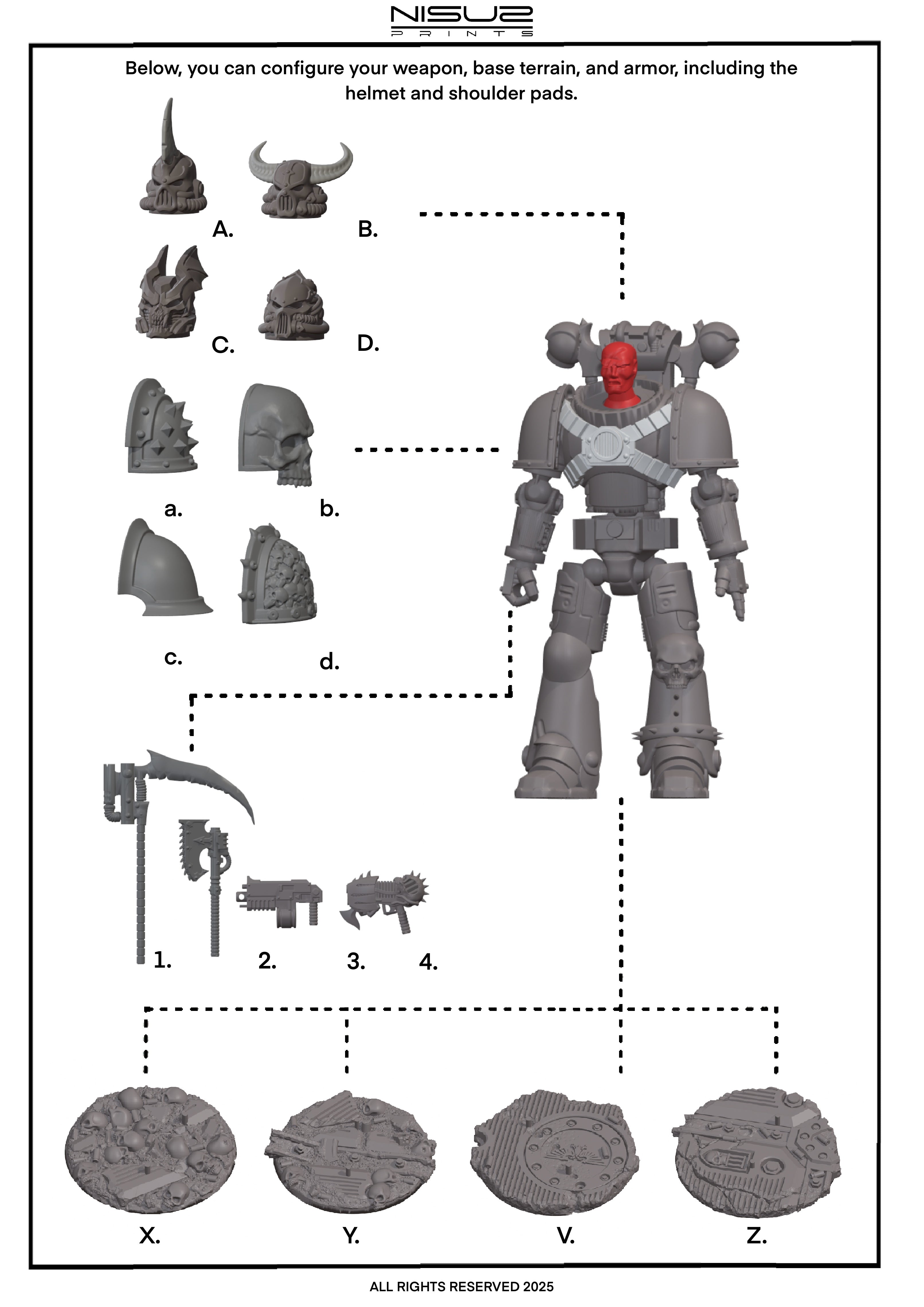 Chaos Clan – Custom 3D Printed Collectible Figure (FDM, PLA Plastic)