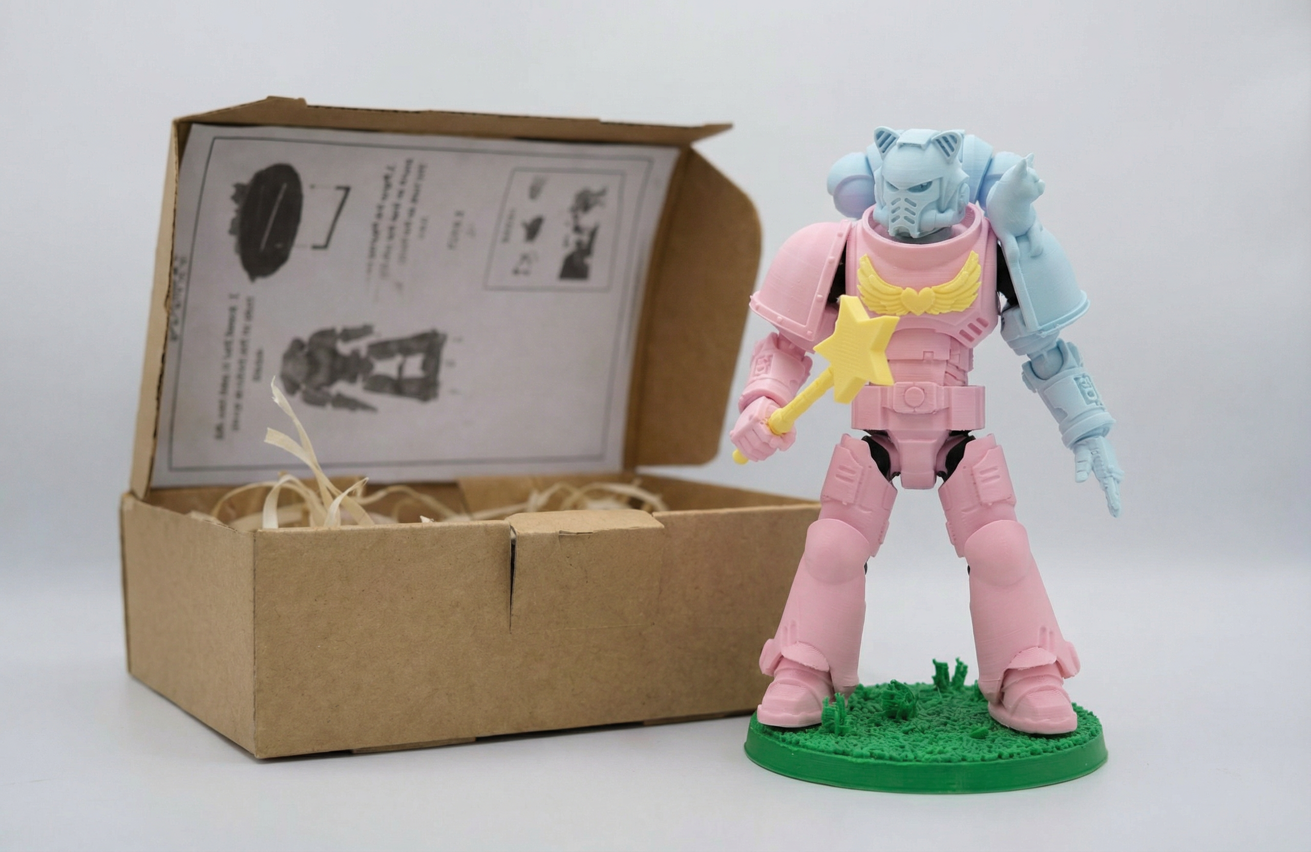 Kitten Paws – Galaxy Commando
 Custom 3D Printed Collectible Figure (FDM, PLA)