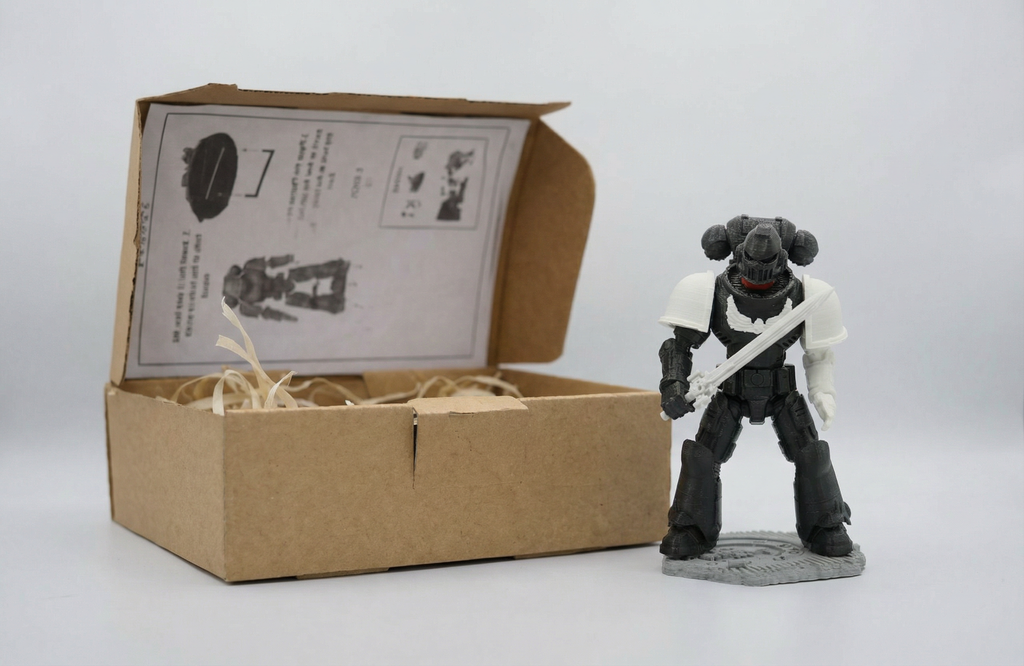Obsidian Knights – Galaxy Commando
Custom 3D Printed Collectible Figure (FDM, PLA)