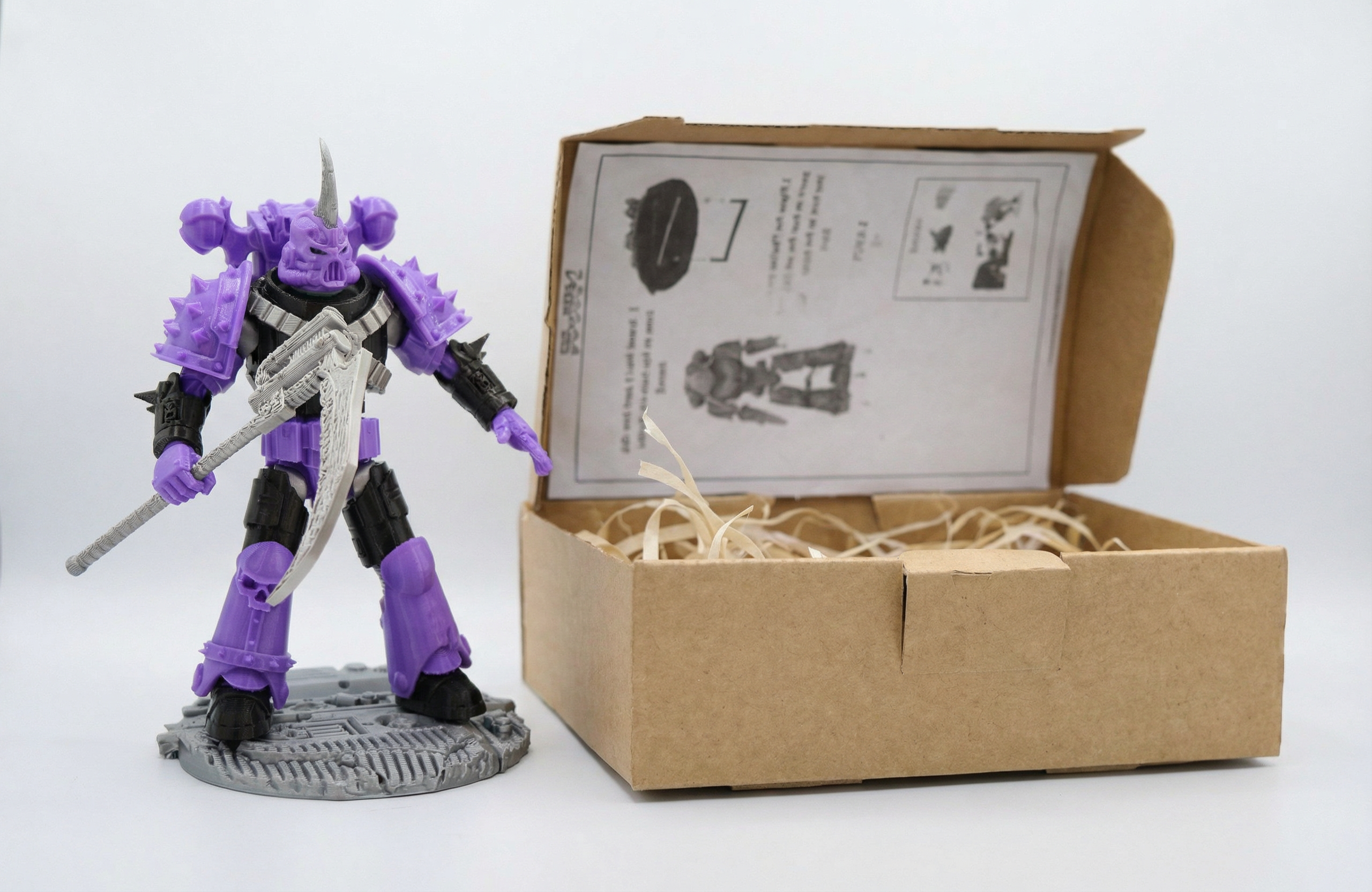 Chaos Clan – Custom 3D Printed Collectible Figure (FDM, PLA Plastic)