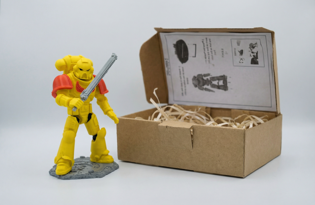 Fury Fist – Galaxy Commando
Custom 3D Printed Collectible Figure (FDM, PLA)