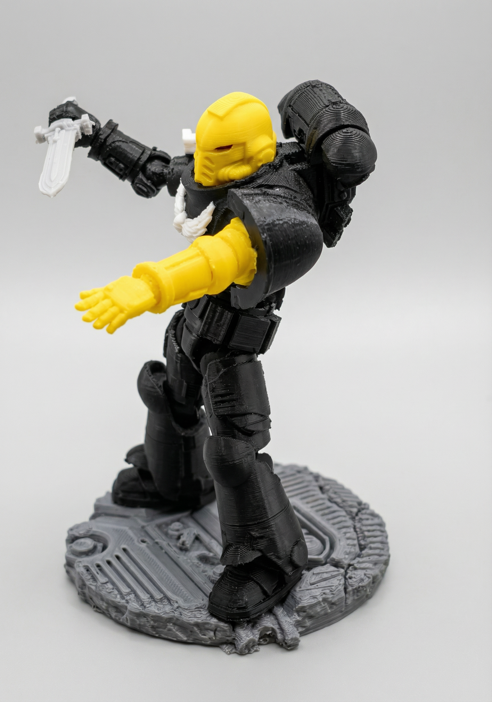 Obsidian Knights – Galaxy Commando
 Custom 3D Printed Collectible Figure (FDM, PLA)