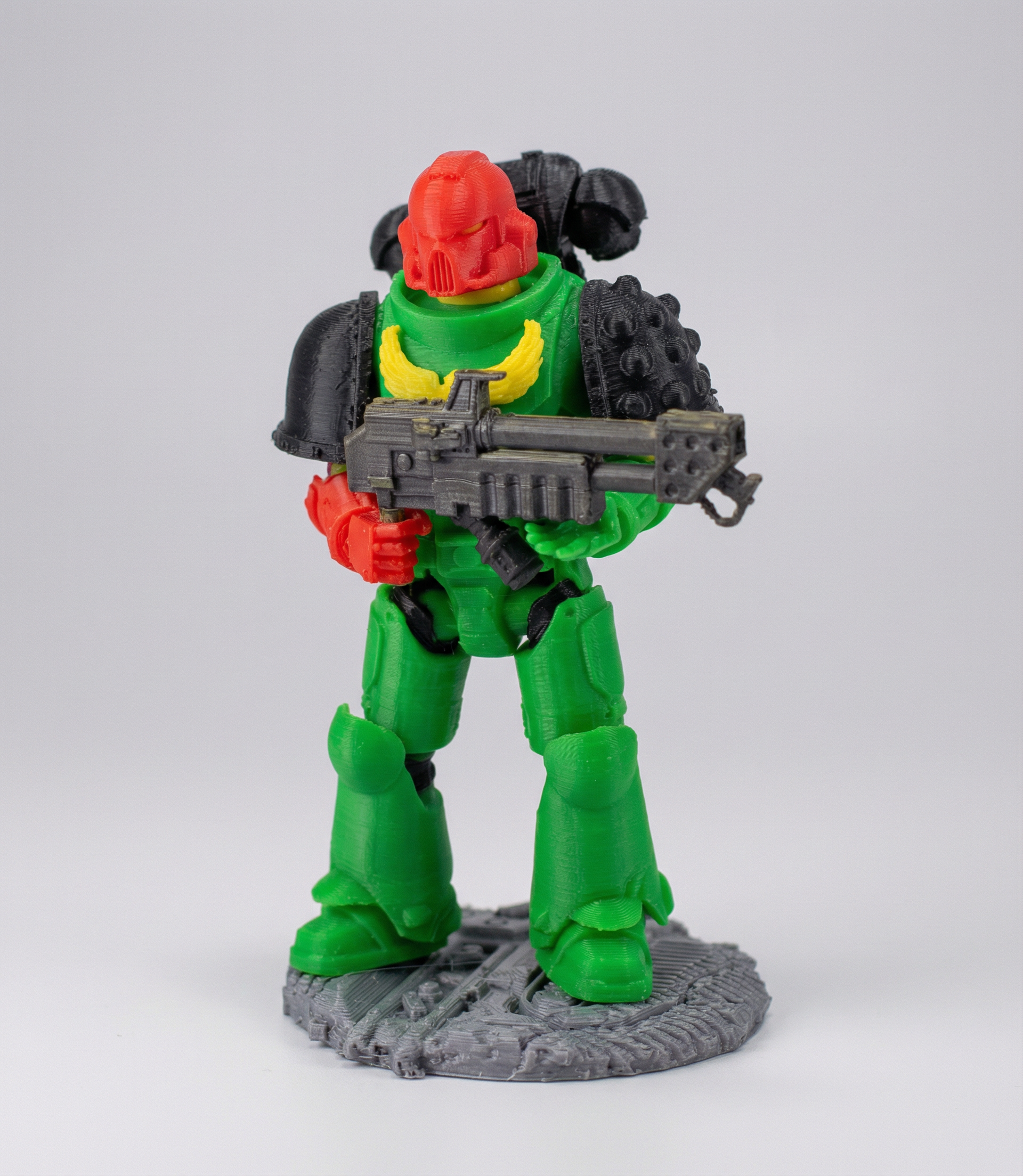 Inferno Drakes – Galaxy Commando
 Custom 3D Printed Collectible Figure (FDM, PLA)