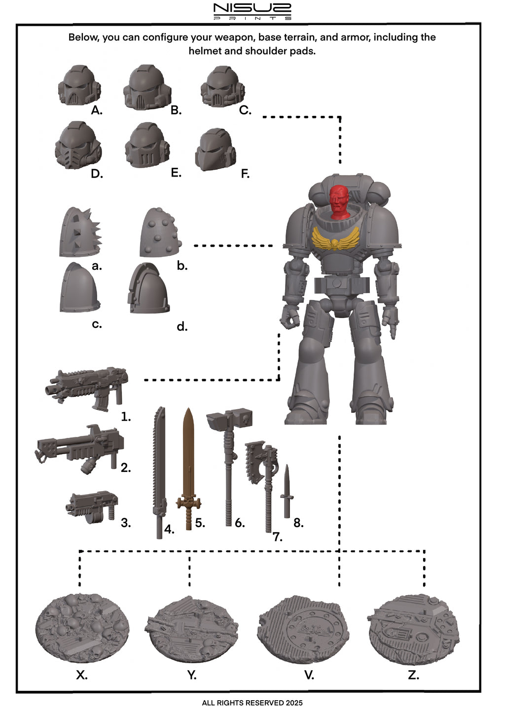 Fury Fist – Galaxy Commando
Custom 3D Printed Collectible Figure (FDM, PLA)