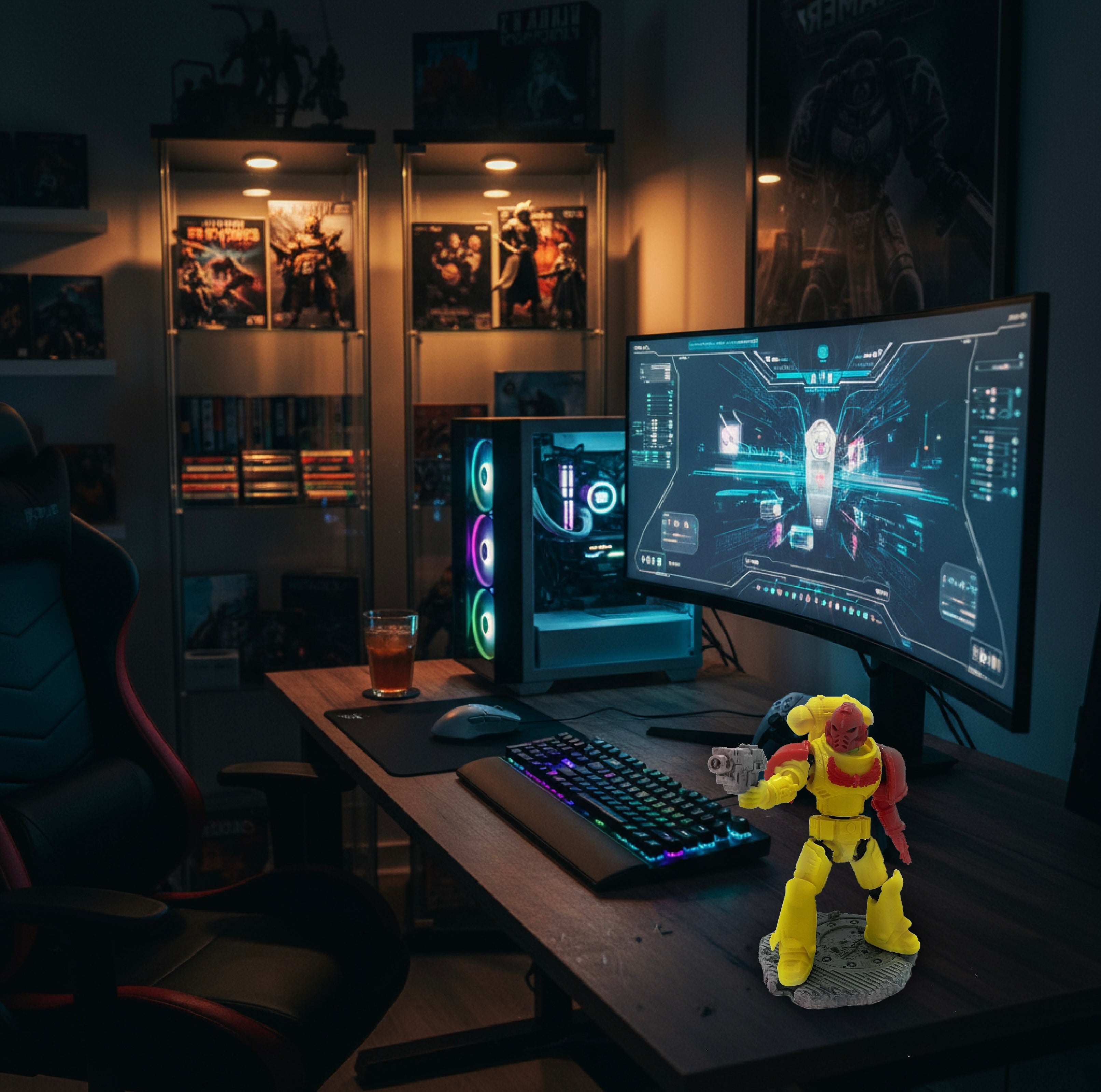 Fury Fist – Galaxy Commando
Custom 3D Printed Collectible Figure (FDM, PLA)