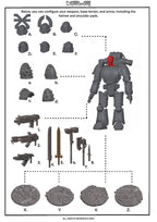 Steel Warriors - Galaxy Commando
 Custom 3D Printed Collectible Figure (FDM, PLA)