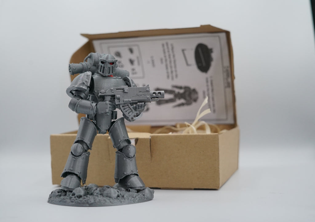 Steel Warriors - Galaxy Commando
 Custom 3D Printed Collectible Figure (FDM, PLA)
