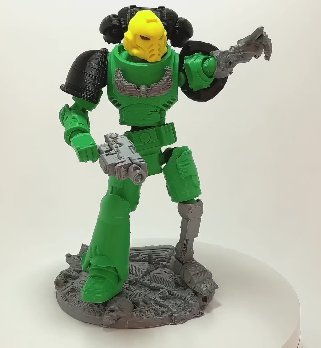 Inferno Drakes – Galaxy Commando
Custom 3D Printed Collectible Figure (FDM, PLA)