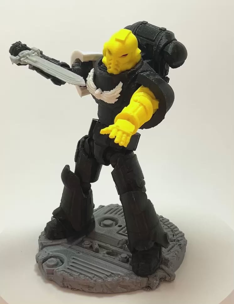 Obsidian Knights – Galaxy Commando
 Custom 3D Printed Collectible Figure (FDM, PLA)